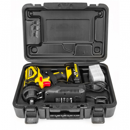 Pistol cheie cu impact acumulator 450NM 20V 2ah masina insurubat desfacut (PM0678) [5]