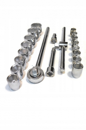 Trusa set chei tubulare 21 piese 3/4 19-50mm marimi mari hexagonale (10200 6) [4]