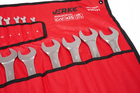 Set 25 chei fixe combinate 6-32mm 25bucati piese Chrome-Vanadium Cr-V (V35331) [6]