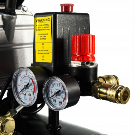 Kit compresor aer 24 Litri + 5 accesorii pneumatice aer comprimat (12853+A) [3]