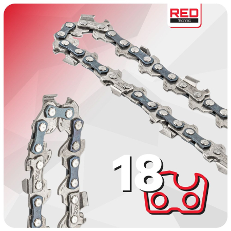 Lama de ghidaj 10cm 4 inch si 2 lanturi 1/4 pentru mini ferastrau electric (RTPR0162) [8]