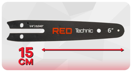 Lama de ghidaj 10cm 4 inch si 2 lanturi 1/4 pentru mini ferastrau electric (RTPR0162) [12]