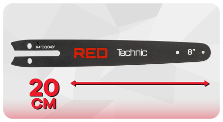 Lama de ghidaj 20cm 8 inch si 2 lanturi 1/4 pentru mini ferastrau electric (RTPR0163) [9]