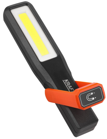 Scule electrice - Lampa atelier LED acumulator 18650 USB-C 3 moduri iluminare magnet si carlig reglabil (KD3494)