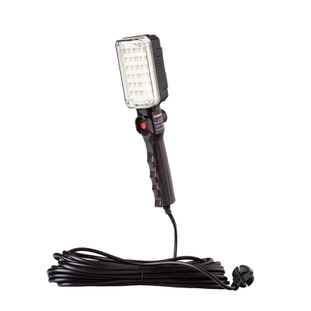 Lampa de atelier cu 25 LED-uri, magnet si carlig, cablu 10m, 230V (M82735) [9]