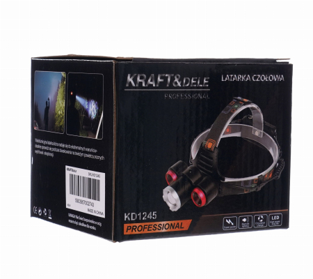 Lampa lanterna frontala profesionala x2000 zoom (KD1245) [12]