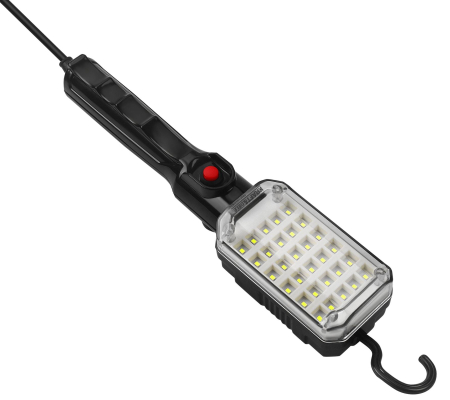 Lampa LED de lucru pentru atelier cablu 5m magnet 15 W 30 leduri (KD3493) [8]