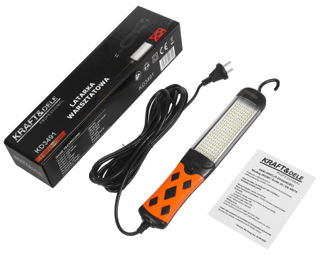 Produse noi (necategorizate) - Lampa LED de lucru pentru atelier cablu 5m magnet 20 W 100 leduri (KD3491)