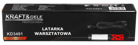 Lampa LED de lucru pentru atelier cablu 5m magnet 20 W 100 leduri (KD3491) [9]