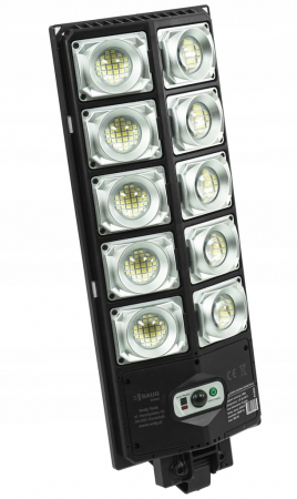 Lampa LED solara dubla exterior 800W senzor telecomanda baterie + suport (B5800) [4]