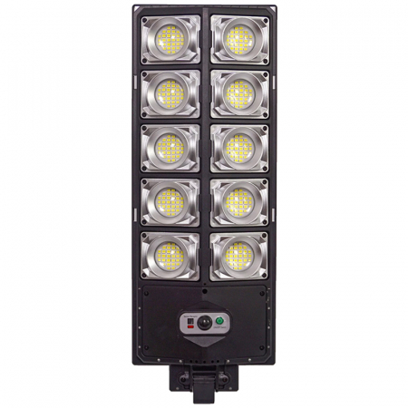 Lampa LED solara dubla exterior 800W senzor telecomanda baterie + suport (B5800) [9]