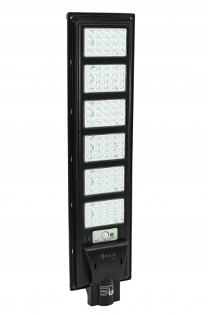 Lampa LED solara exterior 2200W cu senzor telecomanda baterie 12Ah + suport (B5806) [15]