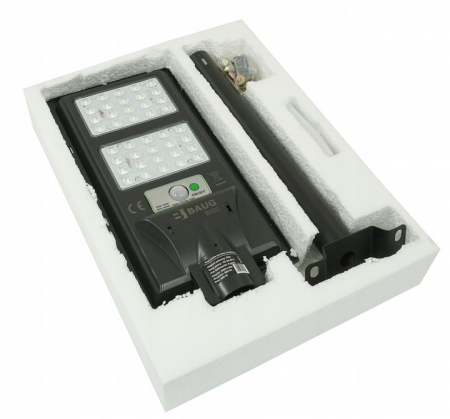 Lampa LED solara exterior 600W cu senzor telecomanda baterie 5Ah + suport (B5802) [8]