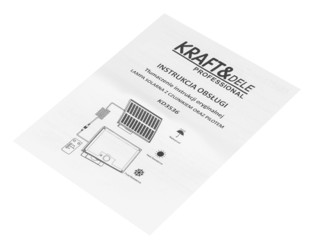 Lampa solara LED 750 lm cu senzor de miscare PIR si telecomanda (KD3536) [10]