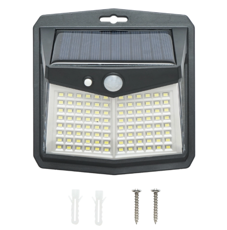 Lampa solara LED cu senzor miscare pentru perete gard si scari 147 lm IP54 DISMD60 (BK69951) [3]