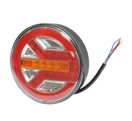 Lampa stop spate rotunda LED 12V/24V universala 140x40mm (DISUJ88) [3]