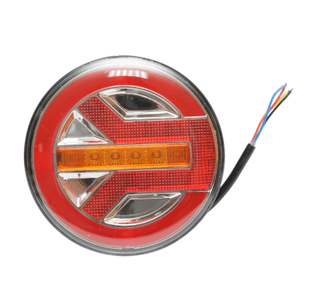 Produse noi (necategorizate) - Lampa stop spate rotunda LED 12V/24V universala 140x40mm (DISUJ88)