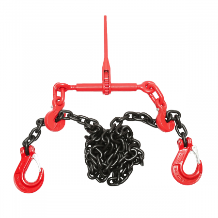 Lant ancorare utilaje grele dispozitiv tensionare pe clichet 10T lungime lant 4m 13mm DISFW06 (BK92734) [1]