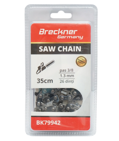 Scule pentru gradinarit - Lant drujba pas 3/8, 26 de dinti, 1.3mm, lungime 35cm DISUD59 (BK79942)