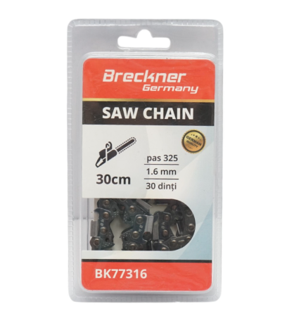 Scule pentru gradinarit - Lant drujba pas 325, 30 de dinti, 1.6mm, lungime 30cm DISEM61 (BK77316)