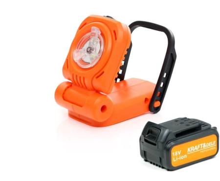 Lanterna cu acumulator LED 18V SERIA X 300lm fara baterie si incarcator (KD1755) [4]
