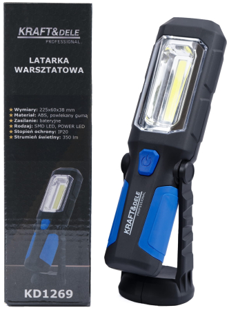 Altele - Lanterna lampa inspectie LED 350LM de mana talpa magnetica (KD1269)