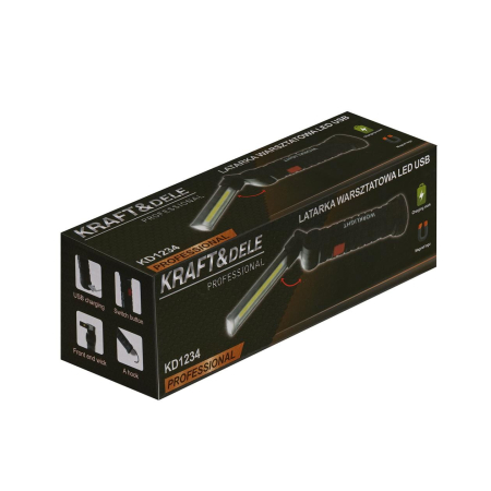 Lanterna lampa inspectie LED de mana talpa magnetica (KD1234) [3]