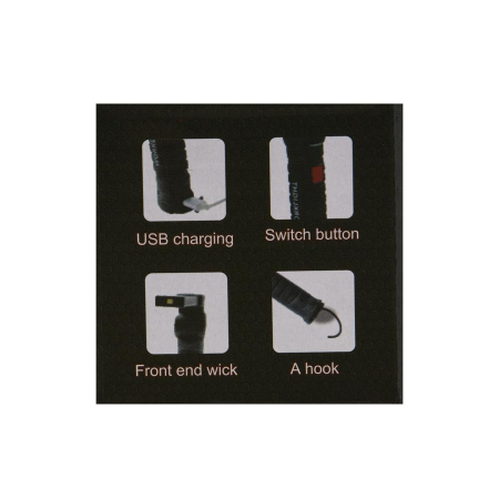 Lanterna lampa inspectie LED de mana talpa magnetica (KD1234) [4]