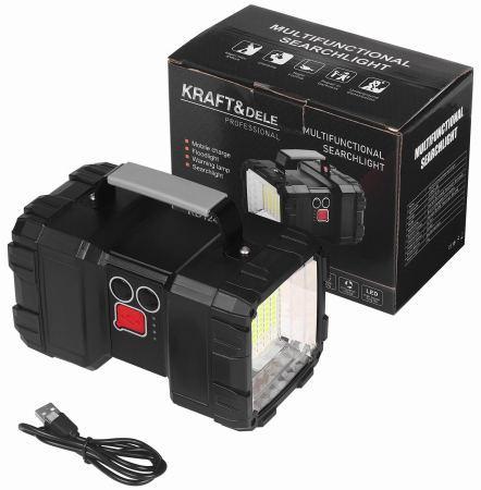 Produse noi (necategorizate) - Lanterna LED reincarcabil USB-C Powerbank (KD1249)