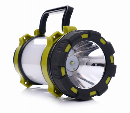 Lanterna T6 LED cu acumulator 3A 3000mAh lumini laterale 240m (KD1240) [8]