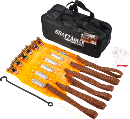 Auto / Moto - Lanturi zapada universale 155-225mm antiderapante metal silicon montare rapida set auto (KD5943)