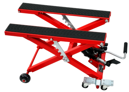 Cricuri - Lift hidraulic pentru motociclete 500 kg, 100-410 mm, platformă 680×370 mm (KD12688)