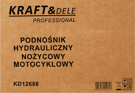 Lift hidraulic pentru motociclete 500 kg, 100-410 mm, platformă 680×370 mm (KD12688) [19]