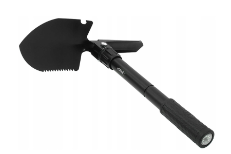 Lopata pliabila multifunctionala 4 in 1 pentru camping, cu tarnacop, fierastrau si desfacator de sticle (V86627) [3]