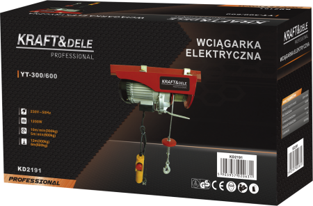 Macara electrica cu sufa 300-600kg 1200W electropalan (KD2191) [8]