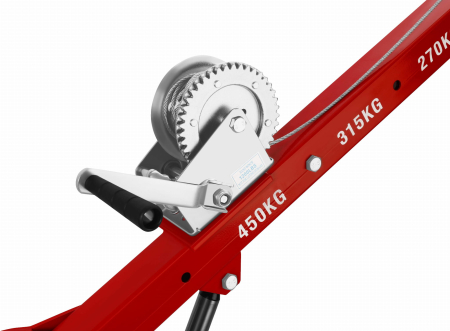 Macara HDS cu troliu 450 kg brat telescopic si rotatie 360 grade (KD12687) [9]