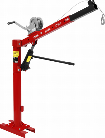 Altele - Macara HDS cu troliu 450 kg brat telescopic si rotatie 360 grade (KD12687)