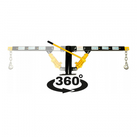 Macara hidraulica girafa pivotanta fixa atelier HDS 360 grade 500kg 0.5Tona (BP-3490) [5]