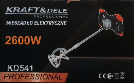 Malaxor, mixer 2600W, masina amestecat, amestecator mortar vopsea (KD541) [15]