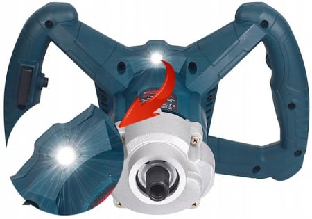 Malaxor, mixer 3150W cu LED, masina amestecat, amestecator mortar, vopsea (KEM3150) [6]