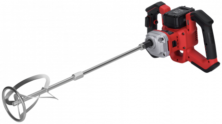 Amestecatoare - Malaxor mixer cu baterie acumulator 2 x 20V 4Ah masina amestecat amestecator mortar vopsea (KD3194)
