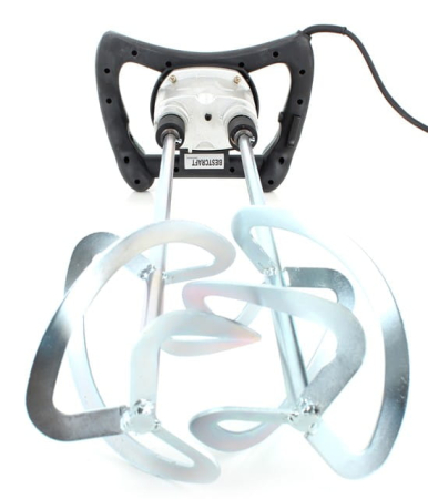 Malaxor mixer dublu 1600W masina amestecat amestecator mortar vopsea (EC542) [13]