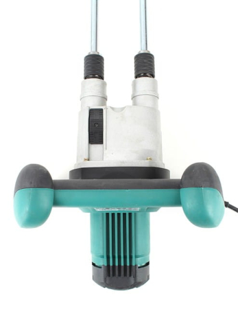 Malaxor mixer dublu 1600W masina amestecat amestecator mortar vopsea (EC542) [3]
