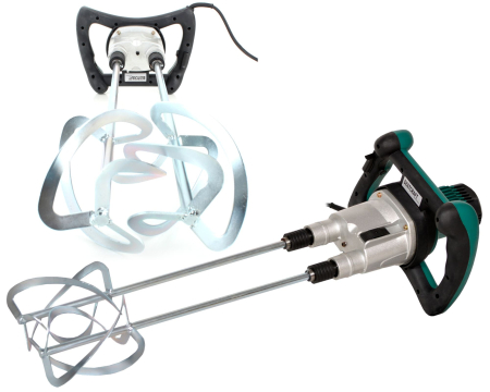 Malaxor mixer dublu 1600W masina amestecat amestecator mortar vopsea (EC542) [0]