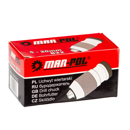Mandrina de burghiu 5-20 mm B22, mandrina fara cheie pentru masina de gaurit (M79592) [3]