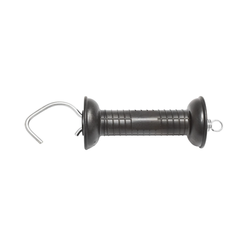 Gard electric - pachete si accesorii - Maner poarta negru Diamond cu carlig gard electric Mezofarm DISCH40 (M87Z667)