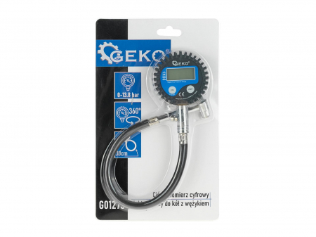 Manometru electric cu furtun verificare presiune umflare anvelope afisaj digital (G01273) [6]