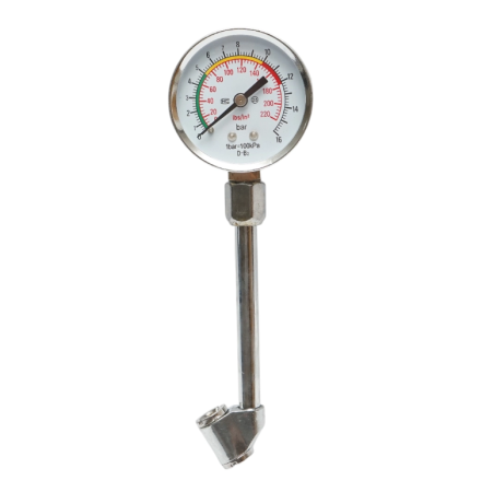 Produse noi (necategorizate) - Manometru presiune anvelope analog cap dublu 0-16 bar DISSZ49 (BK56581)