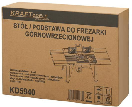 Masa Pentru Freza baza stabila pentru prelucrare precisa a lemnului si plasticului (KD5940) [13]