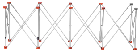 Masa profesionala pentru prelucrare gresie cu 10 picioare, 222 x 60 x 75 cm, 1000 kg (KD11981) [5]